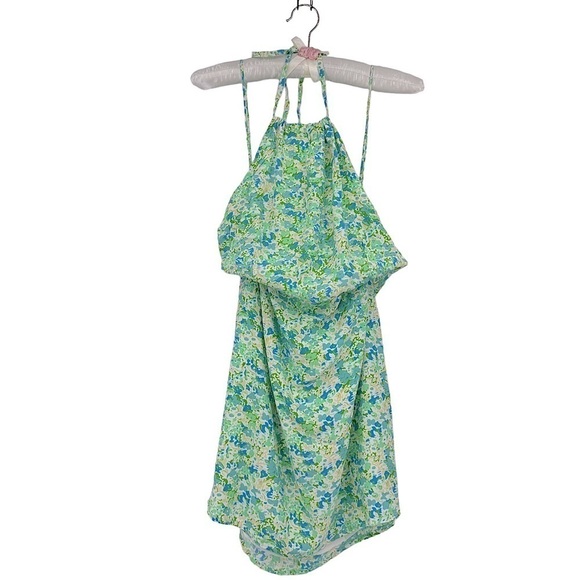 NEW FAITHFULL THE BRAND Gaia Mini Dress Halter Varenna Floral Print Size Medium - Picture 5 of 8